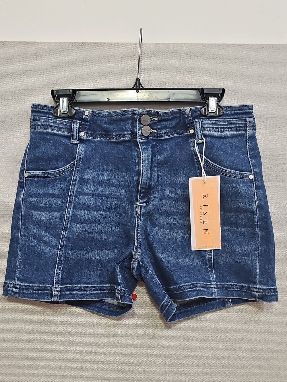 RISEN DARK WASH DENIM SHORTS BFPM-09-041